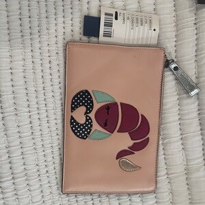 ANTHROPOLOGIE Multicolor Scorpio Leather Wristlet NWT